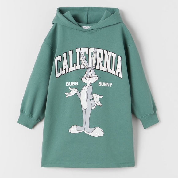 Zara Other - Zara Bugs Bunny Sweatshirt Dress
